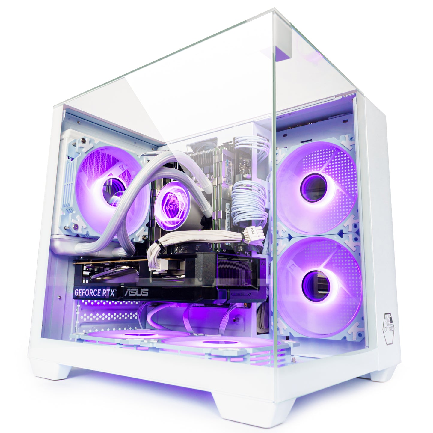 VENOM White Gaming PC Wasserkühlung bis RTX 5060 128GB RAM SSD RGB Win 11 WLAN