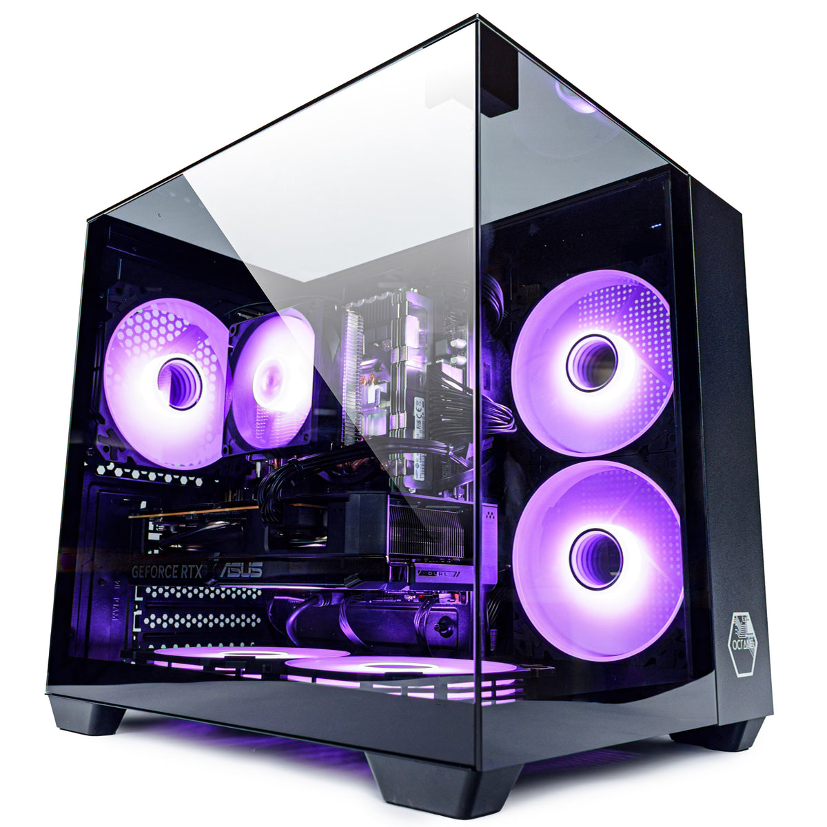 VENOM Black Gaming PC Luftkühlung bis RTX 5060 128GB RAM SSD RGB Win 1 ...