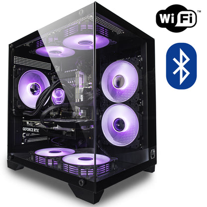 VENOM Gaming PC RTX 3050 Wasserkühlung 32GB RAM SSD+HDD WLAN Win 11